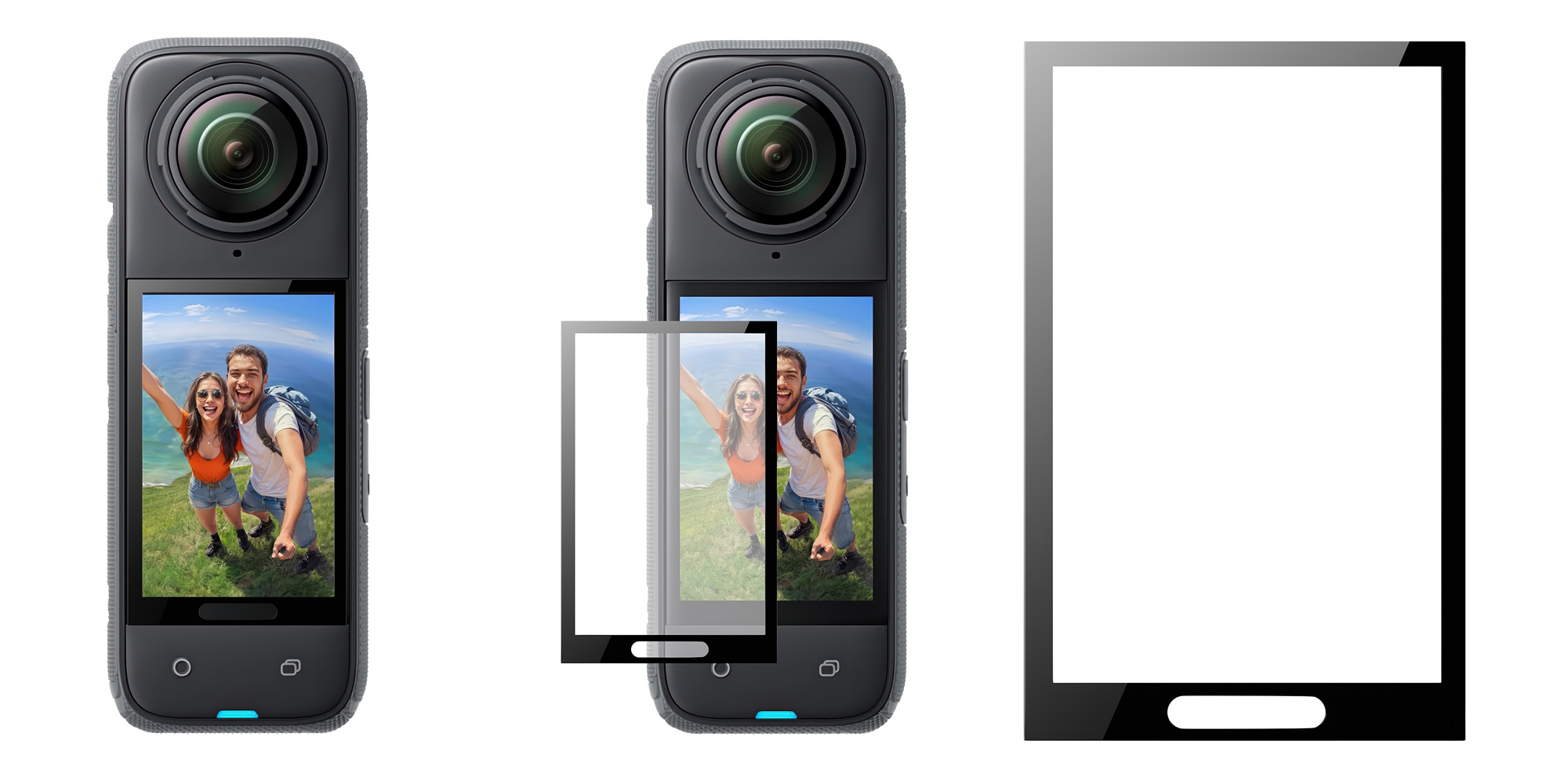 Osłona LCD Telesin S6-FLM-04-TIS do kamer Insta360 X4 / X5